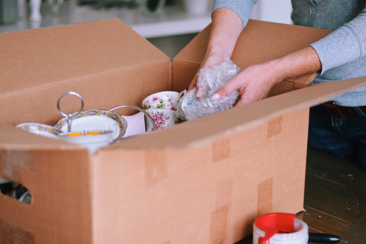 packing fragile items